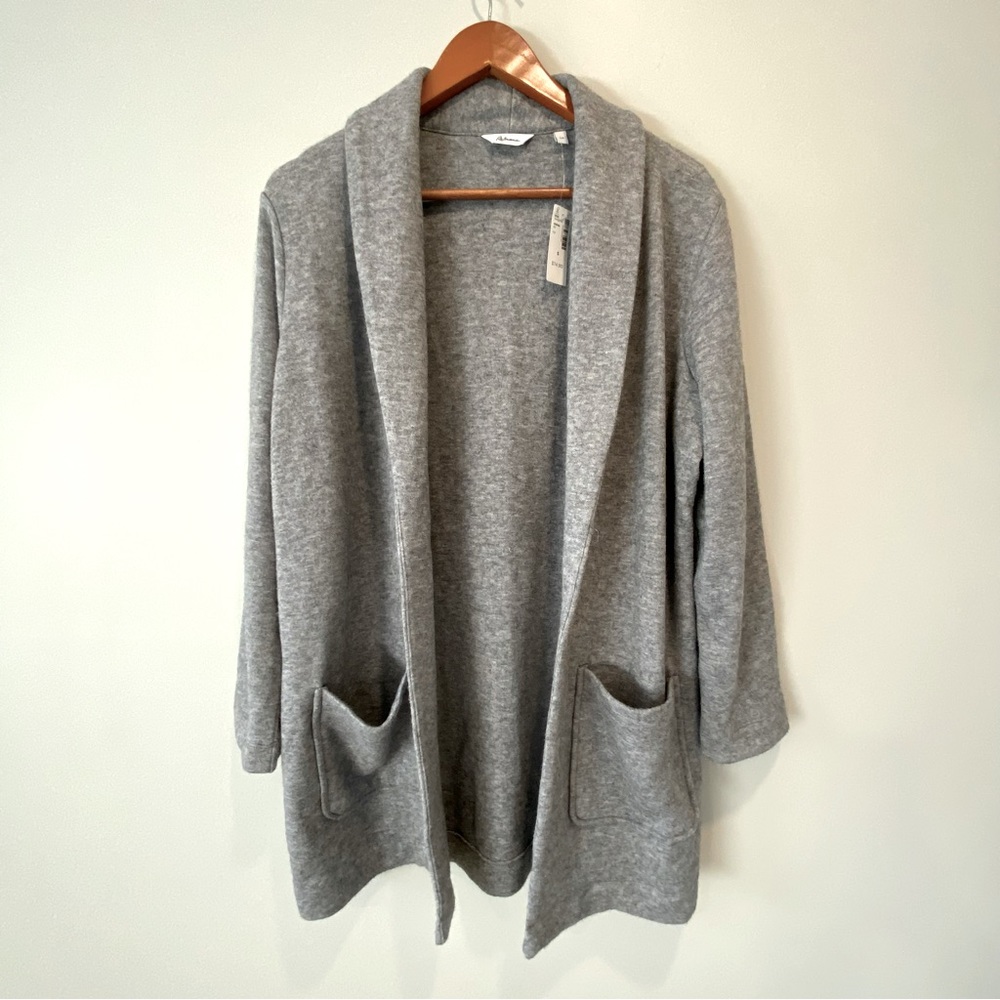 NWT gray open cardigan (Size S)